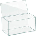iDesign – Organizer box with Lid Clarity – 20.3x10.2x10.2 –