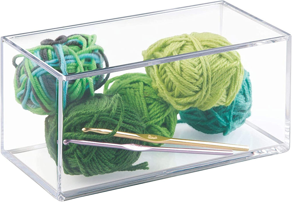 iDesign – Organizer box with Lid Clarity – 20.3x10.2x10.2 – – detail view 5