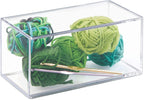 iDesign – Organizer box with Lid Clarity – 20.3x10.2x10.2 – – detail view 5