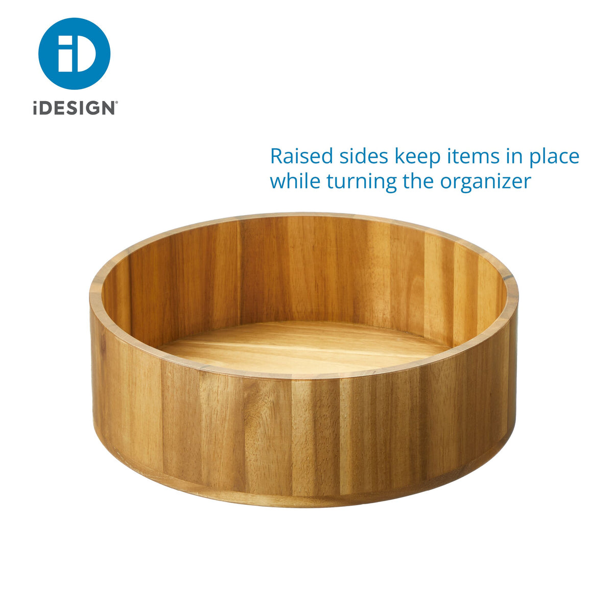 iDesign – Acacia Lazy Susan 27 cm – 40056 – detail view 14