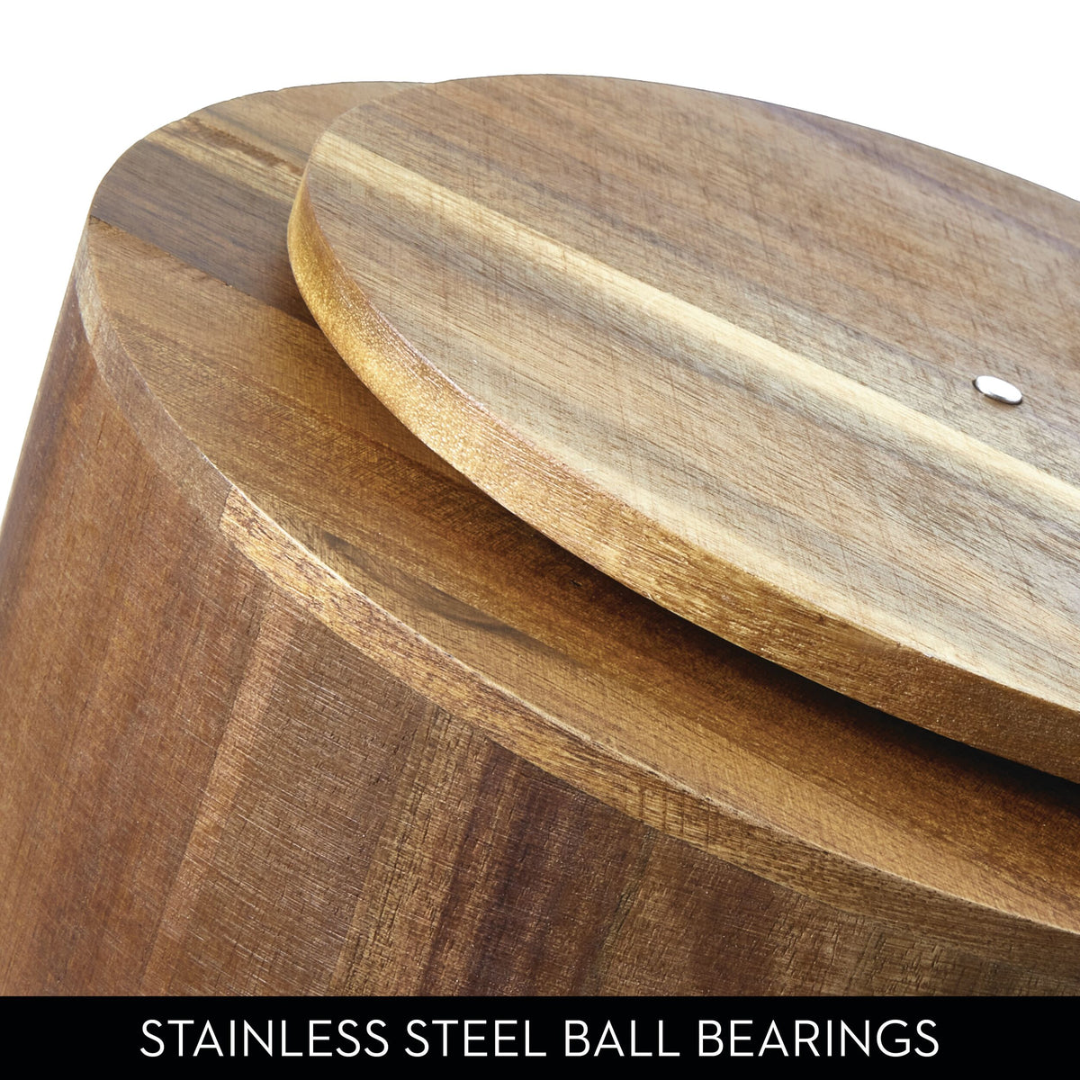 iDesign – Acacia Lazy Susan 27 cm – 40056 – detail view 15