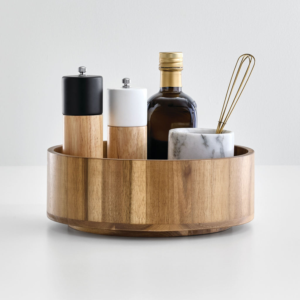 iDesign – Acacia Lazy Susan 27 cm – 40056 – detail view 17