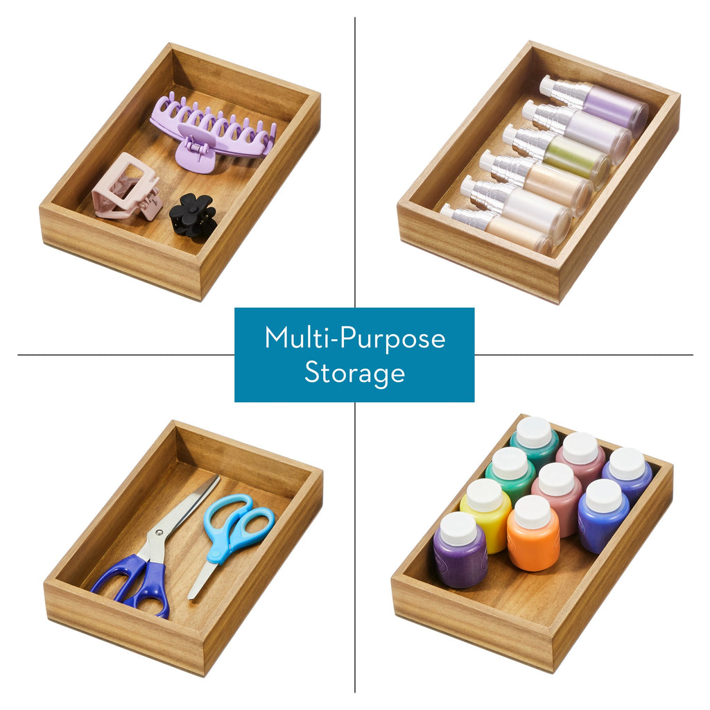 iDesign – Acacia drawer organizer 23x15x5 – 40268 – detail view 10