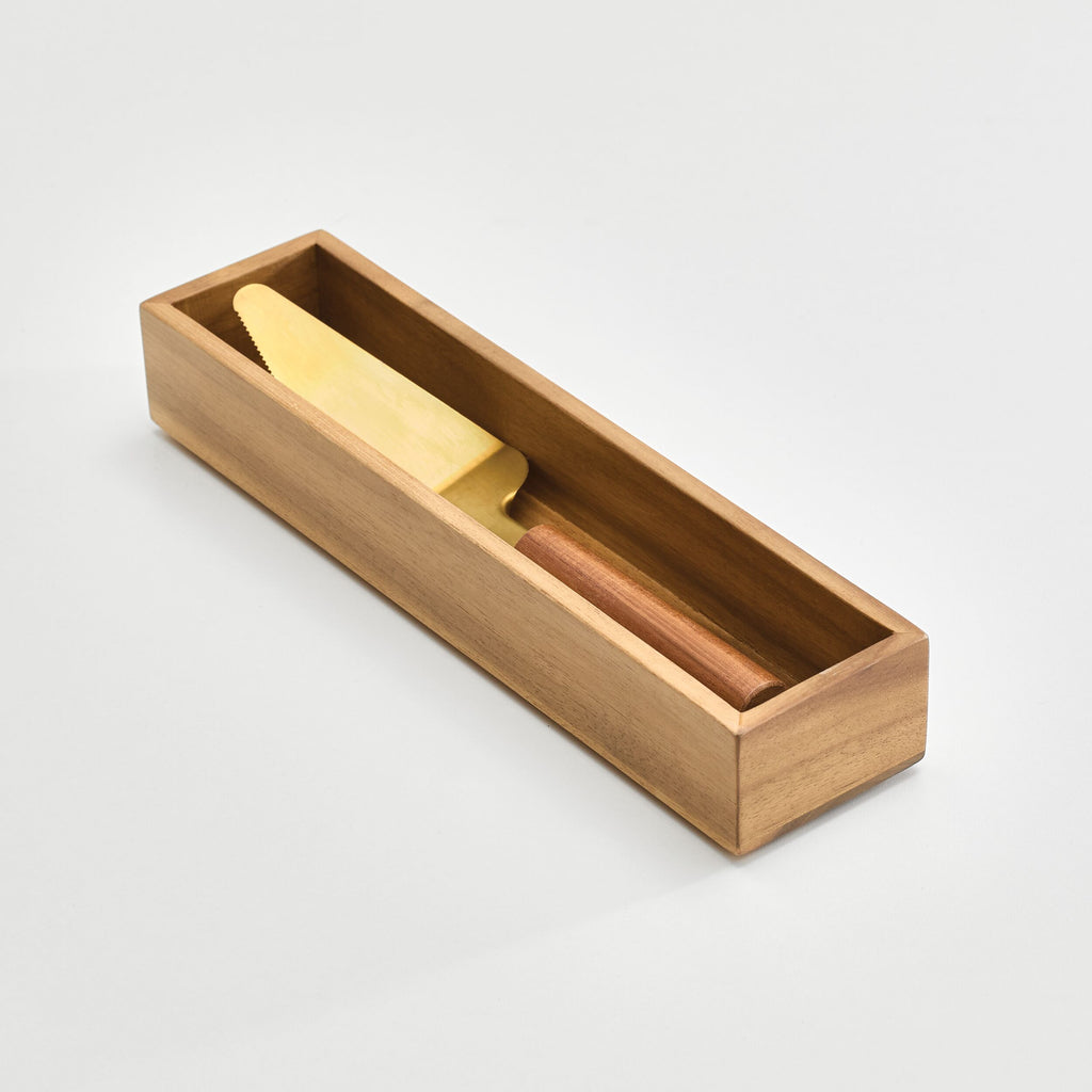 iDesign – Acacia drawer organizer 30.5x7.5x5 – 40271 – detail view 11