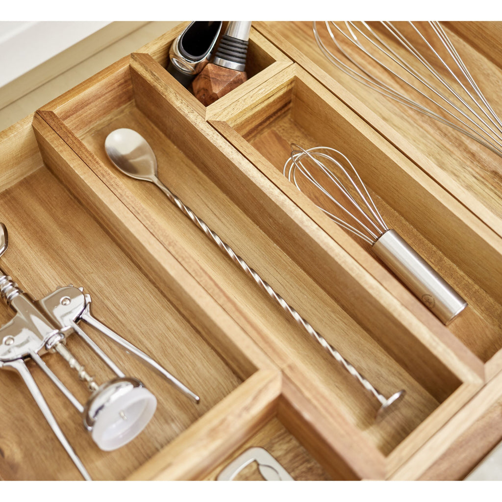 iDesign – Acacia drawer organizer 30.5x7.5x5 – 40271 – detail view 14