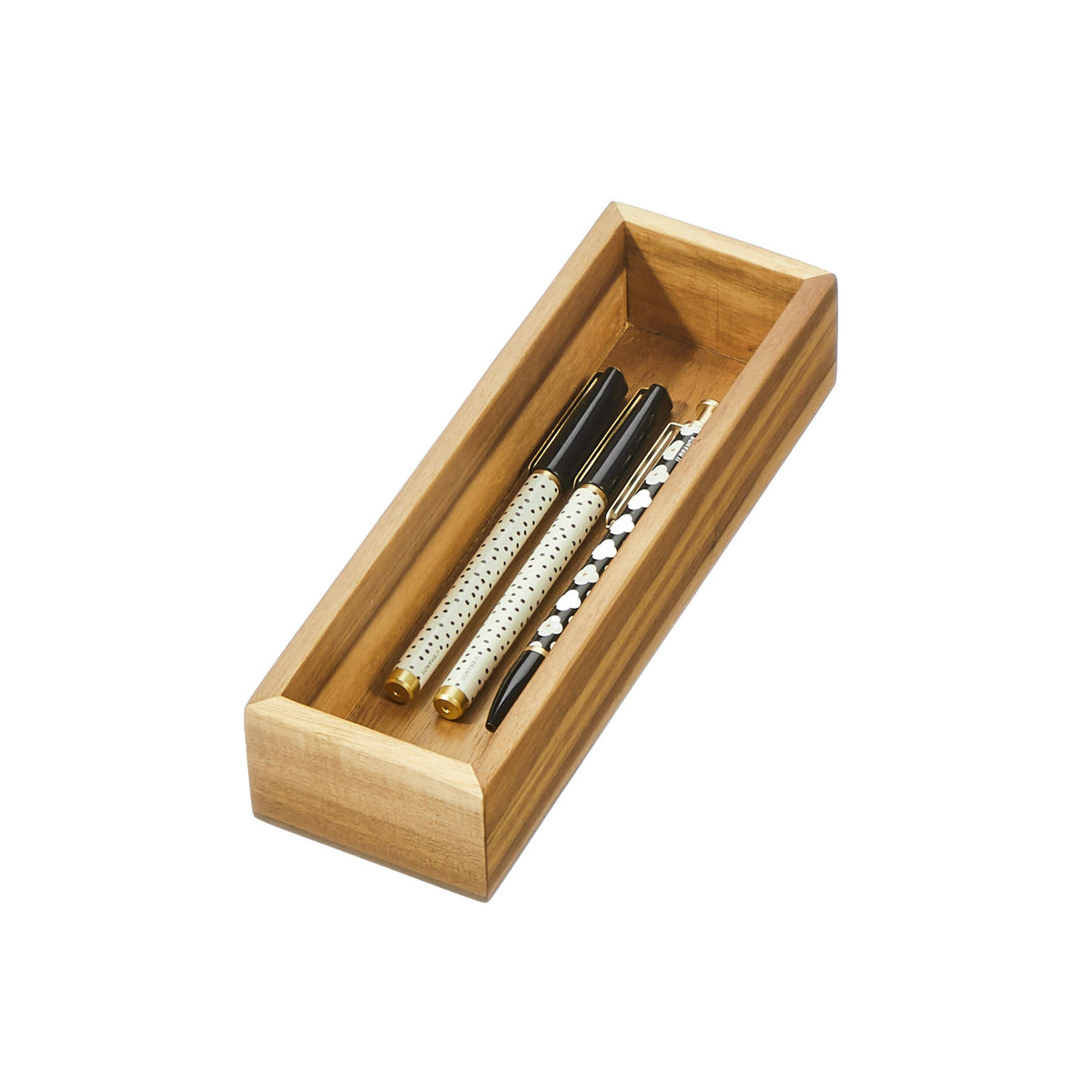 iDesign – Acacia drawer organizer 23x7.5x5 – 40272 – detail view 6