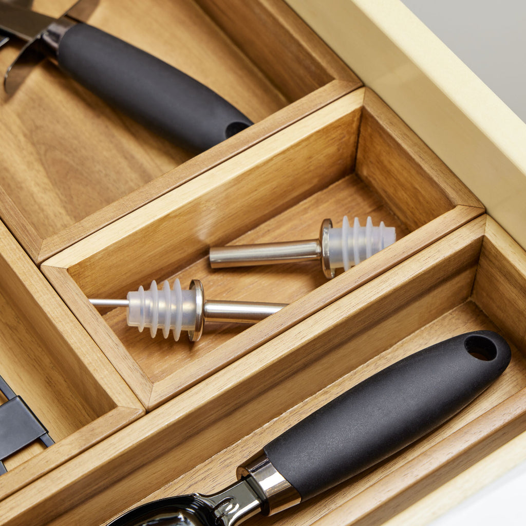 iDesign – Acacia drawer organizer 15x7.5x5 – 40273 – detail view 14