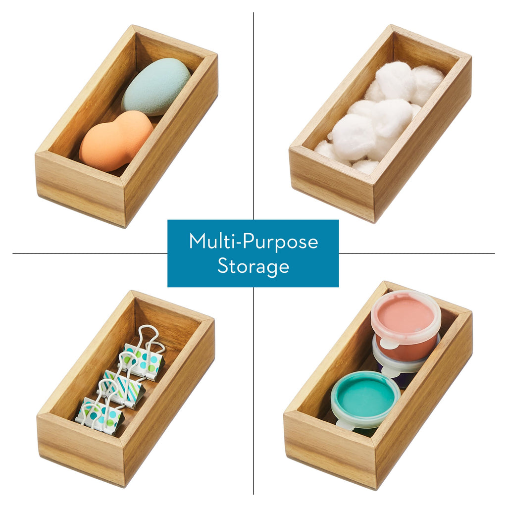 iDesign – Acacia drawer organizer 15x7.5x5 – 40273 – detail view 9