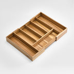 iDesign – Acacia pull-out drawer organizer – 40274 – detail view 11