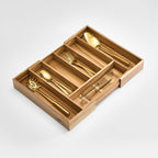 iDesign – Acacia pull-out drawer organizer – 40274 – detail view 12