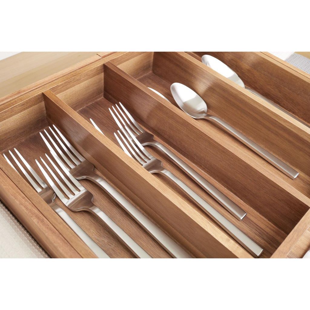 iDesign – Acacia pull-out drawer organizer – 40274 – detail view 19