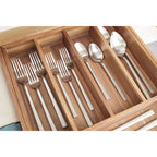 iDesign – Acacia pull-out drawer organizer – 40274 – detail view 20