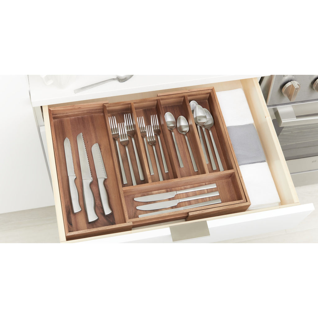 iDesign – Acacia pull-out drawer organizer – 40274 – detail view 23
