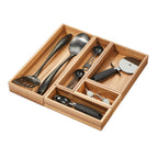 iDesign – Acacia pull-out drawer organizer – 40274 – detail view 5