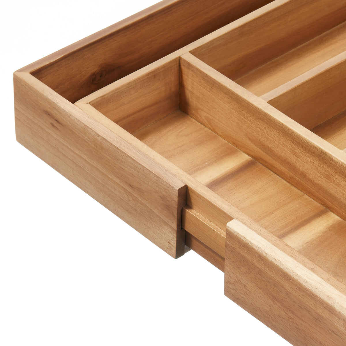 iDesign – Acacia pull-out drawer organizer – 40274 – detail view 10