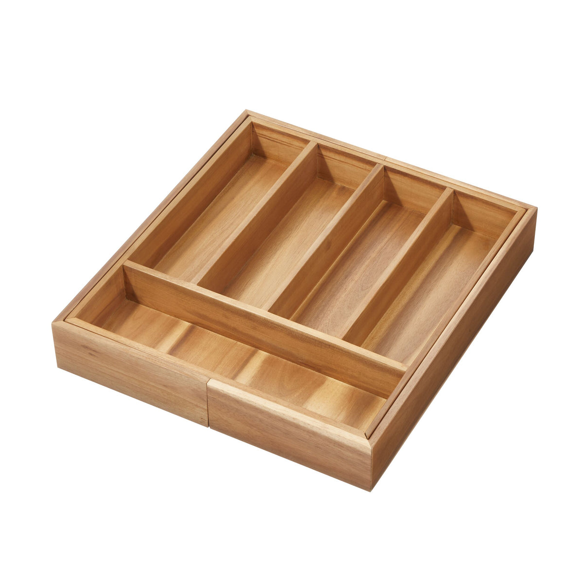 iDesign – Acacia pull-out drawer organizer – 40274