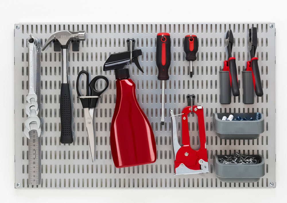 Elfa – Wall board for tools platinum set – 475888