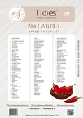 Tidies – 280 labels for spice jars – EN