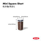 OXO – POP Good Grips Container 0.5 L – Mini square – detail view 2