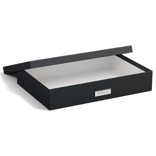 Bigso Box of Sweden – SVERKER – document box A3 – grey 456 – detail view 2