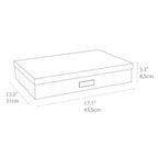 Bigso Box of Sweden – SVERKER – document box A3 – grey 541 – detail view 3