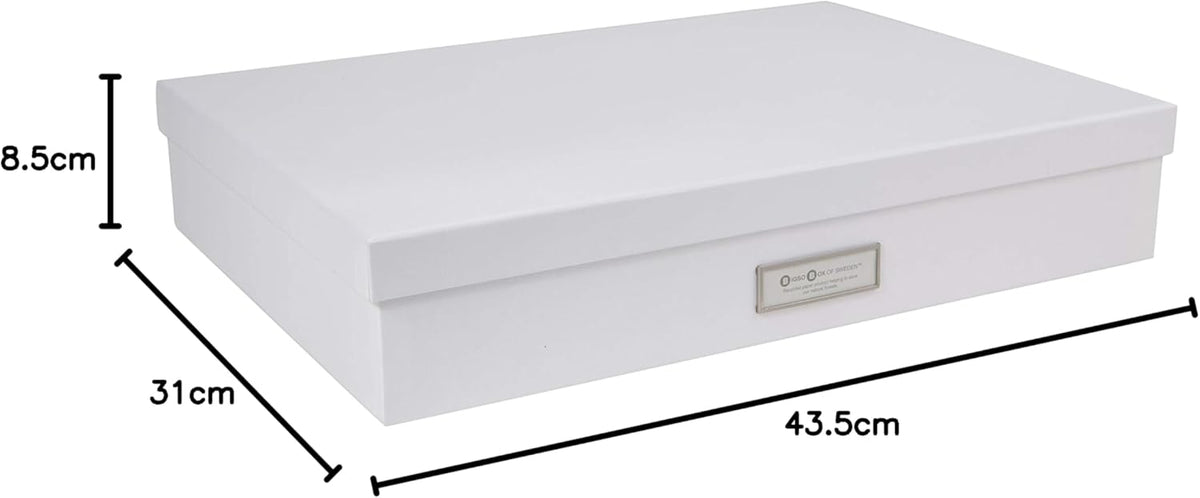 Bigso Box of Sweden – SVERKER – document box A3 – white – detail view 3