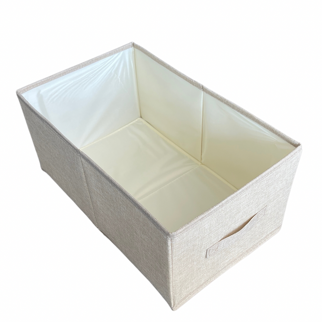 Tidies – Storage box for wardrobe fabric beige