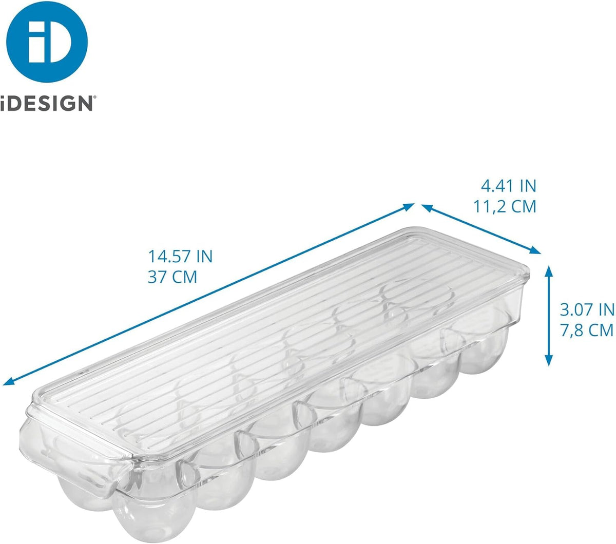 iDesign – Fridge egg holder with lid – 70042 – detail view 2