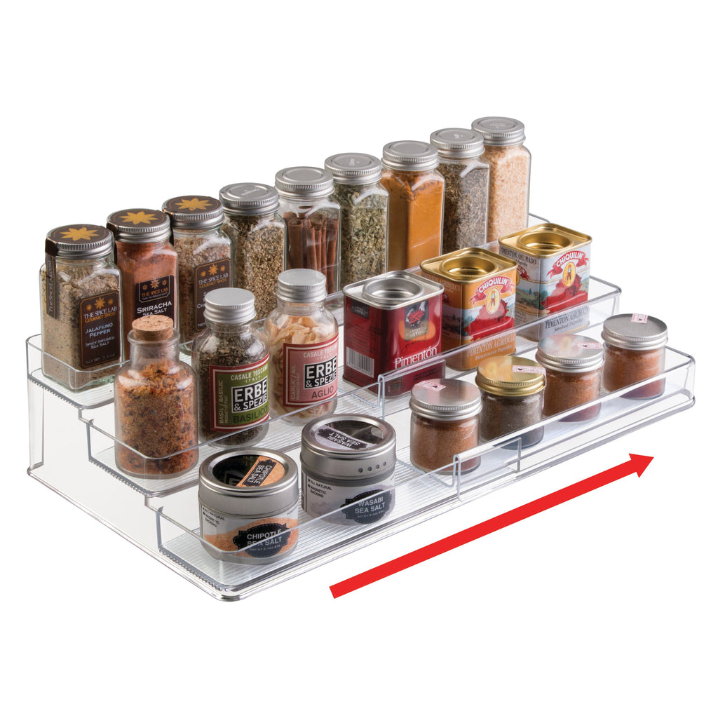 iDesign – Pull-out 3-tiered stand for spice jars – 62239 – detail view 7