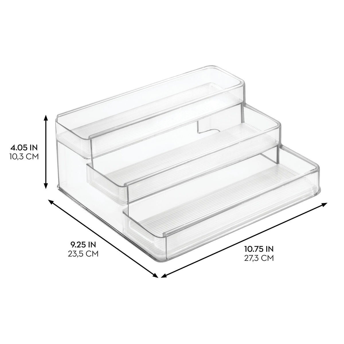 iDesign – Pull-out 3-tiered stand for spice jars – 62239 – detail view 2