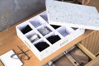 Bigso Box of Sweden – JAKOB – box with 12 – gold – detail view 3