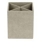 Bigso Box of Sweden – PENNY – holder for pencils – linen – detail view 2