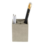 Bigso Box of Sweden – PENNY – holder for pencils – linen – detail view 3