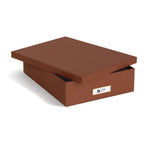 Bigso Box of Sweden – OSKAR – document box A4 – sienna – detail view 3