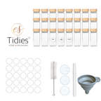 Tidies – Spice jars – Set 12/24 pcs glass spice jars – detail view 3