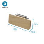 iDesign – Clip for basket (pack of 3 pcs) wood natural – – detail view 2