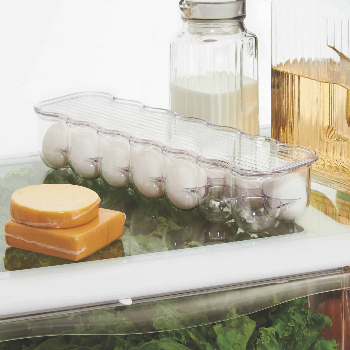 iDesign – Plastic box for eggs for fridge with lid – 70730EU – detail view 4