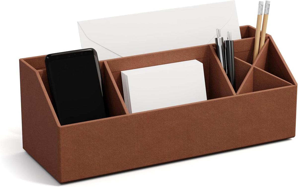 Bigso Box of Sweden – ELISA – desk organizer – sienna – detail view 2