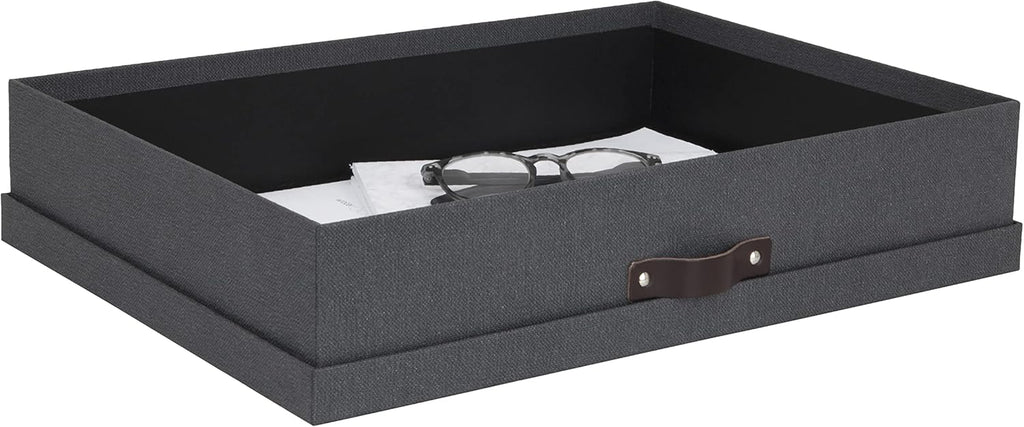 Bigso Box of Sweden – SVERKER – document box A3 – black – detail view 2