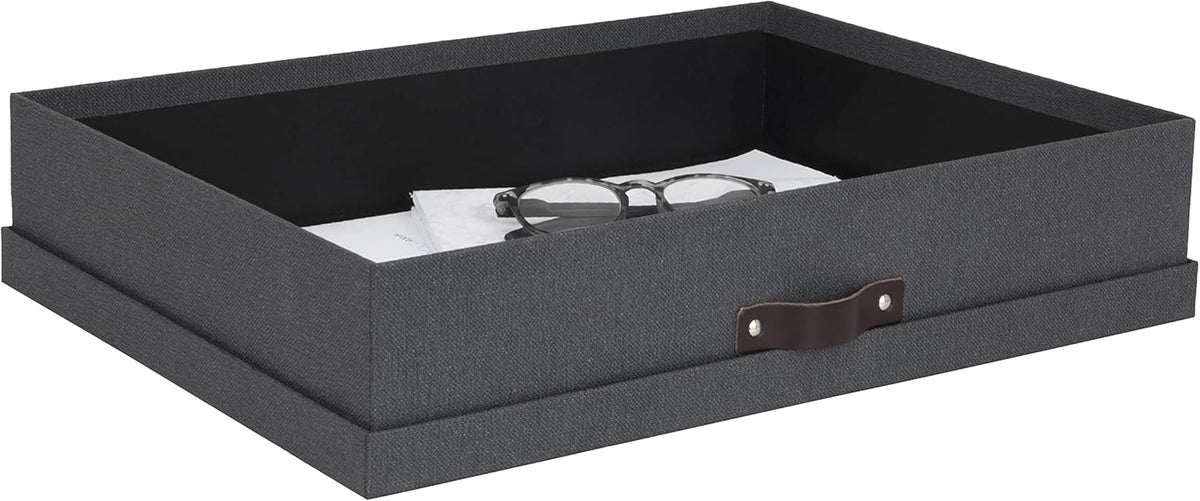 Bigso Box of Sweden – SVERKER – document box A3 – black – detail view 2