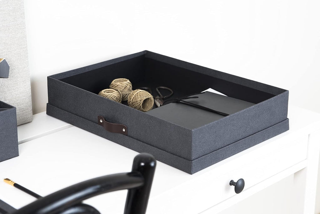 Bigso Box of Sweden – SVERKER – document box A3 – black – detail view 4
