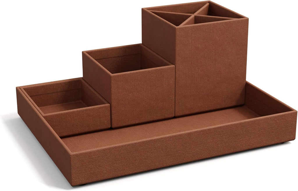 Bigso Box of Sweden – LENA – desk organizer – sienna