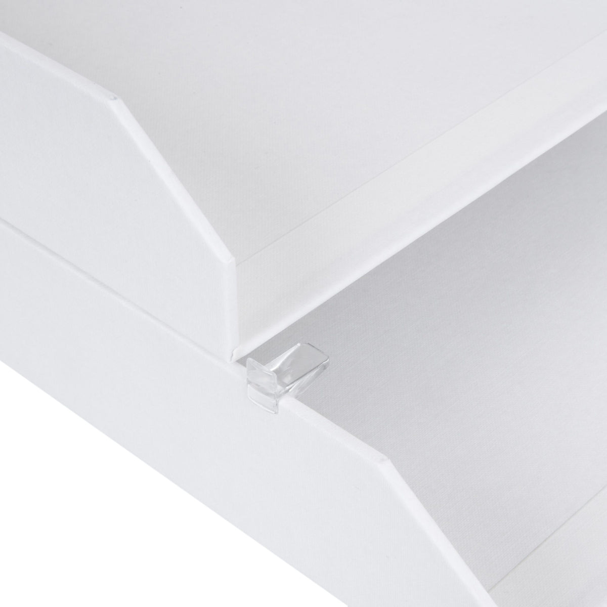 Bigso Box of Sweden – HAKAN – desktop document tray – white – detail view 4