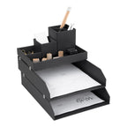 Bigso HAKAN Desktop Document Trays – Dark Grey – detail view 4