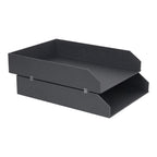 Bigso HAKAN Desktop Document Trays – Dark Grey – detail view 2