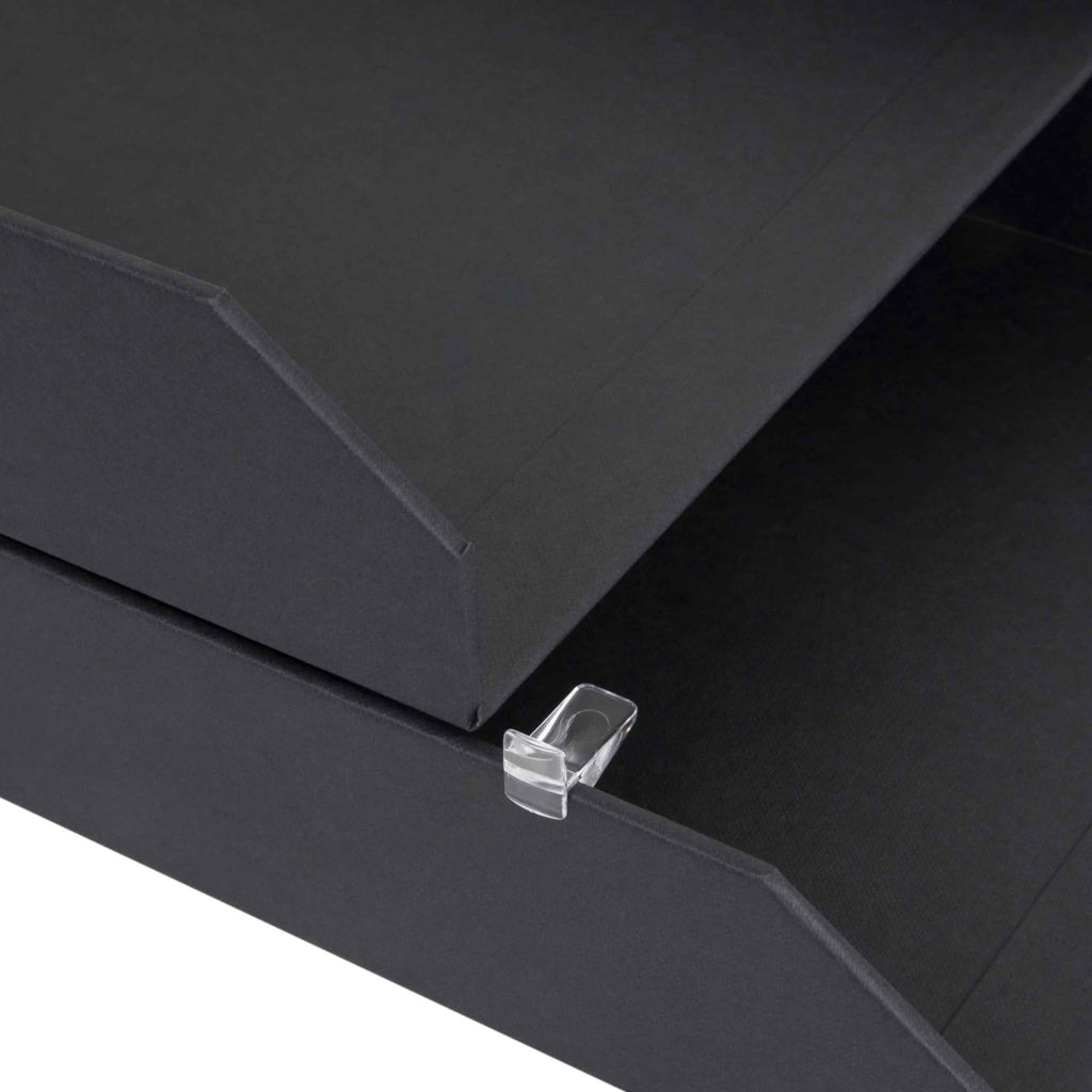 Bigso HAKAN Desktop Document Trays – Dark Grey – detail view 6