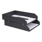 Bigso HAKAN Desktop Document Trays – Dark Grey – detail view 5