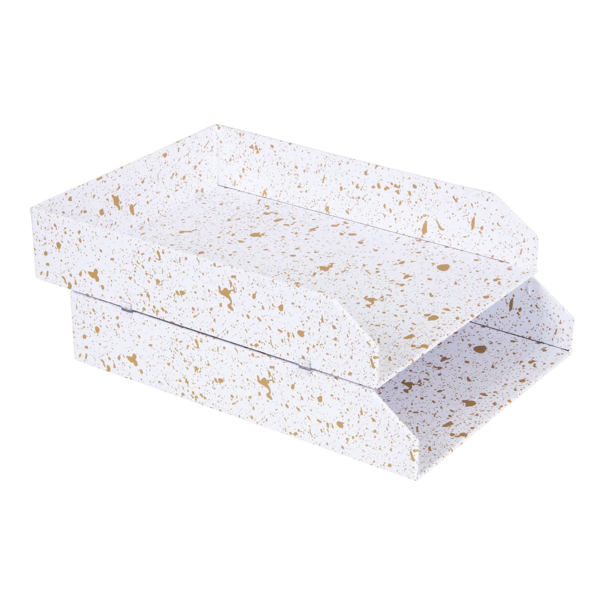 Bigso Box of Sweden – HAKAN – desktop document tray – gold