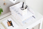 Bigso Box of Sweden – HAKAN – desktop document tray – gold – detail view 6