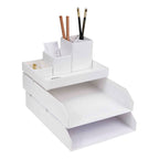 Bigso Box of Sweden – LENA – desk organizer – white – detail view 3